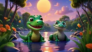Six Baby Crocodiles Snap Snap Snap | Fun Counting Song for Kids | Nursery Rhymes and Baby Songs