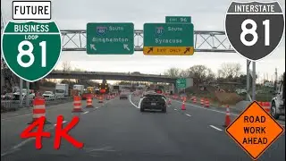 ⁴ᴷ Interstate 81 (Syracuse, NY) southbound [2025 Community Grid Project Update] [4K VIDEO]