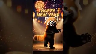 귀여운동물행동(팬돌리)(新年を迎えて楽しくダンスを)#새해 #래서판다 #힐링 #New Year #Healing