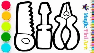 How to Draw a Repair Tools | Step by Step