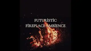 Futuristic Fireplace Ambience  Cozy Sci-Fi Nature Sound for Study (2 Hours)