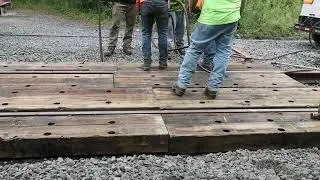 B1014138 - Rebuilding Robinwood Park Mainline Grade Crossing at Sabattis - September 6, 2022