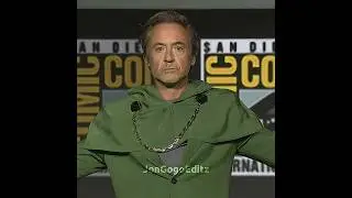 Robert Downey Jr As Doctor Doom 🤯 😎 | San Diego Comic Con | #shorts #ironman #edit