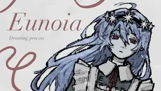 Eunoia - Frozen Soul (Dream Game) Drawing Process | エウノイア「フローゼンソール」・イラスト