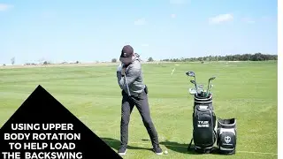 USING UPPER BODY ROTATION TO LOAD BACKSWING