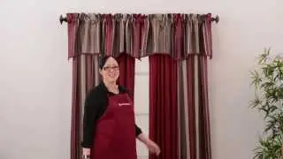 Anna's Linens - Annabella Stripe Window Panels