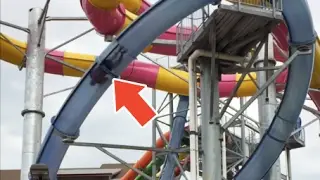 Water Slide Fail