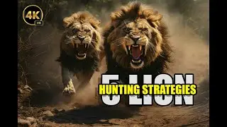 5 Lion Hunting Strategies @planet2animals #lions #lionhunting