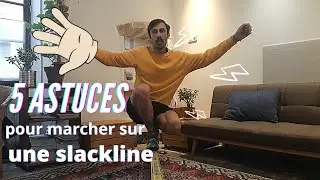 5 astuce pour marcher sur une slackline