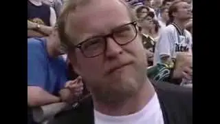 M`gladbach vs BvB 1999 120 Hooligans MG  im Gästeblock
