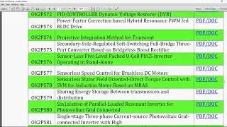 POWER SYSTEM PROJECTS | OKOKPROJECTS.COM