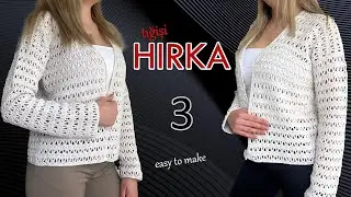 Вязаный крючком кардиган - Часть 3 - Очень легко связать