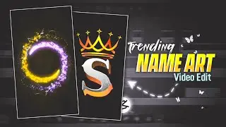 Trending Smoke Effect Name Art Video Editing | Name Art Video Editing | Name Video Editing Capcut