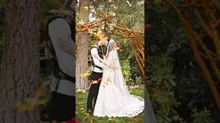 ✨🍁 Our Fall Fairytale Wedding 🍁✨ #fallwedding #autumnwedding #fairytalewedding #hobbitday
