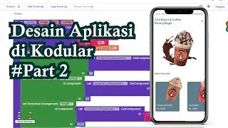 #Tutorial Membuat Desain Tampilan Aplikasi Android di Kodular Tanpa Coding dengan database part2