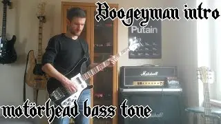 Mot&ouml;rhead bass tone - Boogeyman intro (tab in description)
