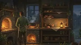 Cozy Folklore Morning Music 🌄 The Village Baker - Before The Sun | Study, Relax, Wake Up