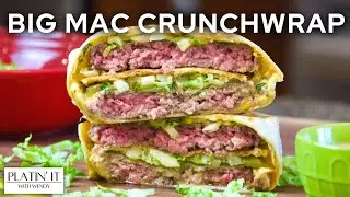 Big Mac Crunchwrap | Crunchwrap Supreme Recipe | #Shorts Favourites