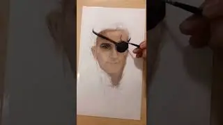 Intense Watercolor Portrait of Aemond Targaryen | Art by: @colouring_the_rainbow (IG)