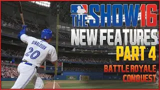MLB The Show 16 New Features Part 4: Battle Royale & Conquest