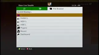 Xbox Live Stealth - Another Cool Update (File Explorer, Plugin Injector, Recent Plugins/Title List+