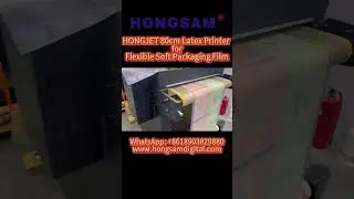 HongJet&reg; 80cm Latex Printer for Flexible Soft Packaging Film, Uncoated Film, PET, PVC, OPP, BOPP