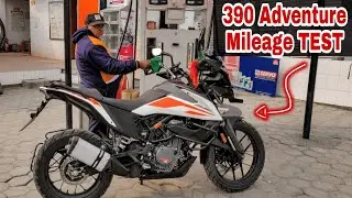 KTM 390 Adventure Mileage Test ! 1 Litre me kitna deti hai ?? Shocking Result 🙄
