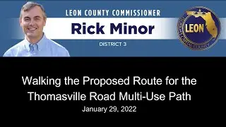 Walking the Proposed Route for the Thomasville Road Multi-Use Path