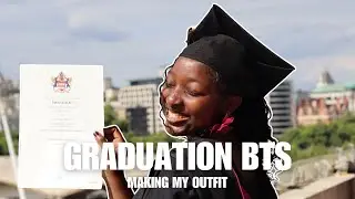 Making my dream graduation dress to graduate from London College of Fashion