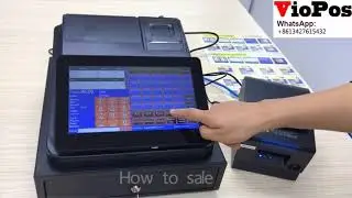 Vio Restaurant Pos System VCR01 With Kitchen Printer V80T02USE