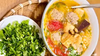 |Món ngon mỗi ngày |Cách nấu BÚN RIÊU CUA ỐC thơm ngon tự nhiên#bunrieucuadong #bunrieu #mesoctho8x 