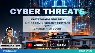 CYBER THREATS | MOST PROBABLE MCQs FOR JAA GAUHATI HIGH COURT | BY BHARGAB SIR