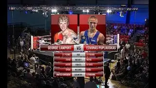 GEORGE LAMPORT VS EDVINAS PUPLAUSKAS - SIESTA BOXING