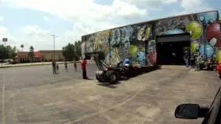 Warrior Racing Top Fuel Dragster setup for 1st start