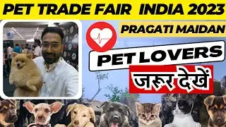 India Pet Trade Fair 2023 | Shop | Stall | Exhibition | #pets #pet #tradefairvlog #cats #dog #birds