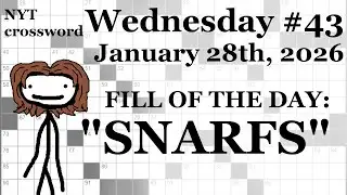 Wednesday, 1/28/26 -- NYT Crossword with Sam