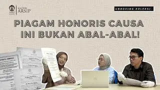 Piagam Honoris Causa Universitas Indonesia | Unboxing Koleksi 13