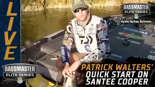 Patrick Walters starts quick on Santee Cooper