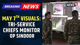 EXCLUSIVE | First Images Of Tri-Service Chiefs Monitor Opereation Sindoor At 1:05 AM On 7th May 2025