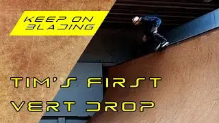 Tim's first Vert Drop | Rampaffairz with @TheRollingRaptor | Rollerblading BE