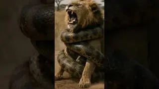 &ldquo;Lion&rsquo;s One Wrong Step&hellip; Giant Anaconda Attacks | Helicopter Rescue POV 😱🦁🐍&rdquo;