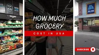 How Much Grocery Cost in USA I International Student life in USA