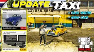 อัฟเดตธุรกิจTaxi Work + ลายรถTaxi / GTA V Online