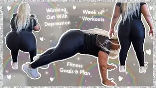 FITNESS VLOG| Fitness Comeback, Fitness Goals, Beginner Workouts, Working Out With Depression