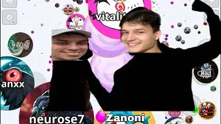 BATI NO MOTOBOY - AGAR.IO 😂