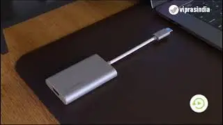 USB-C to Dual DisplayPort Adapter with PD Charging Cadyce CA-C2DP..viprasindia.com