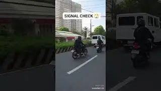 SIGNAL CHECK 🫣 #ridesafe #shots #joyride #goodvibes #motovlog #motorvlog #signal #check
