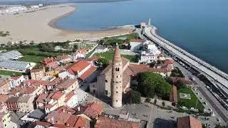 Italy 2022. Bibione. Lignano. Caorle. Breathtaking videos taken with drone.