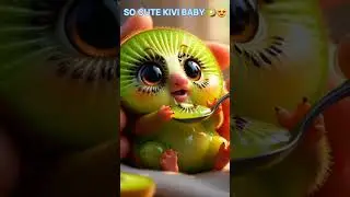 &ldquo;Too Cute to Eat &ndash; Kiwi Baby 🥹🥝&rdquo;#usa #usashorts #shorts