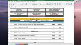 Napoleon Fireplace Excel Order Sheet v3.1 Demo Video - Included VFLookup's & VBA Macro Buttons